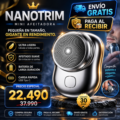 Mini Afeitadora NanoTrim