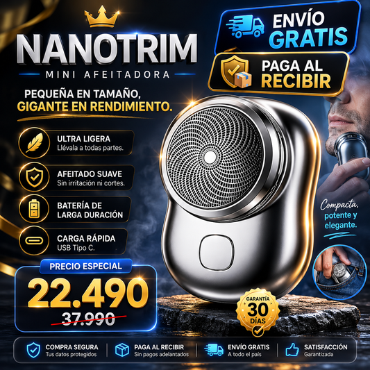 Mini Afeitadora NanoTrim
