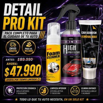 Deteil PRO kit para autos