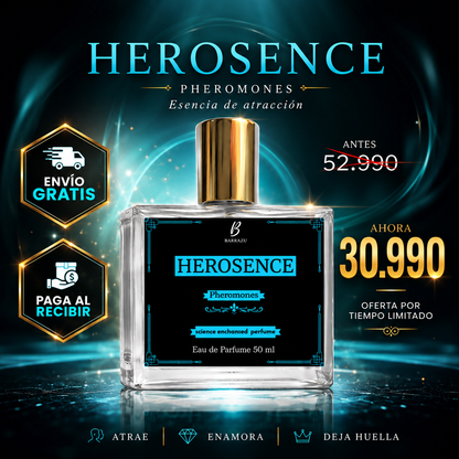 Perfume con Feromonas Herosence EDP 50ml