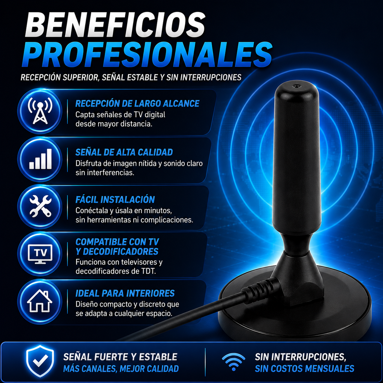 Antena SeñalMax HD 2X1