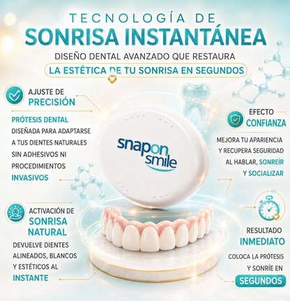 Protesis Dental SNAP ON SMILE