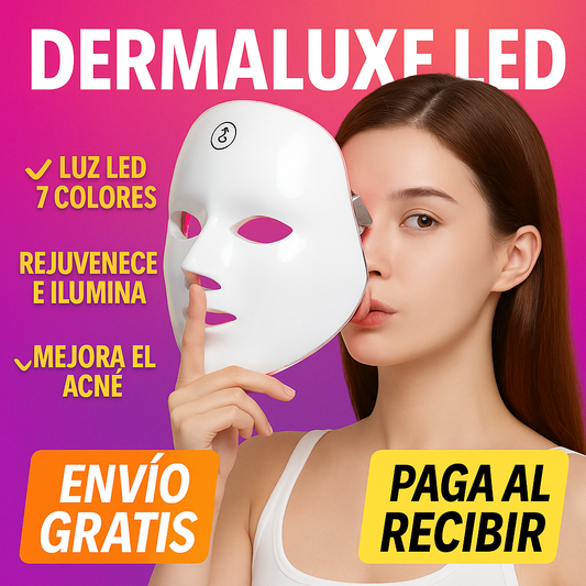 Máscara de terapia DermaLuxe LED