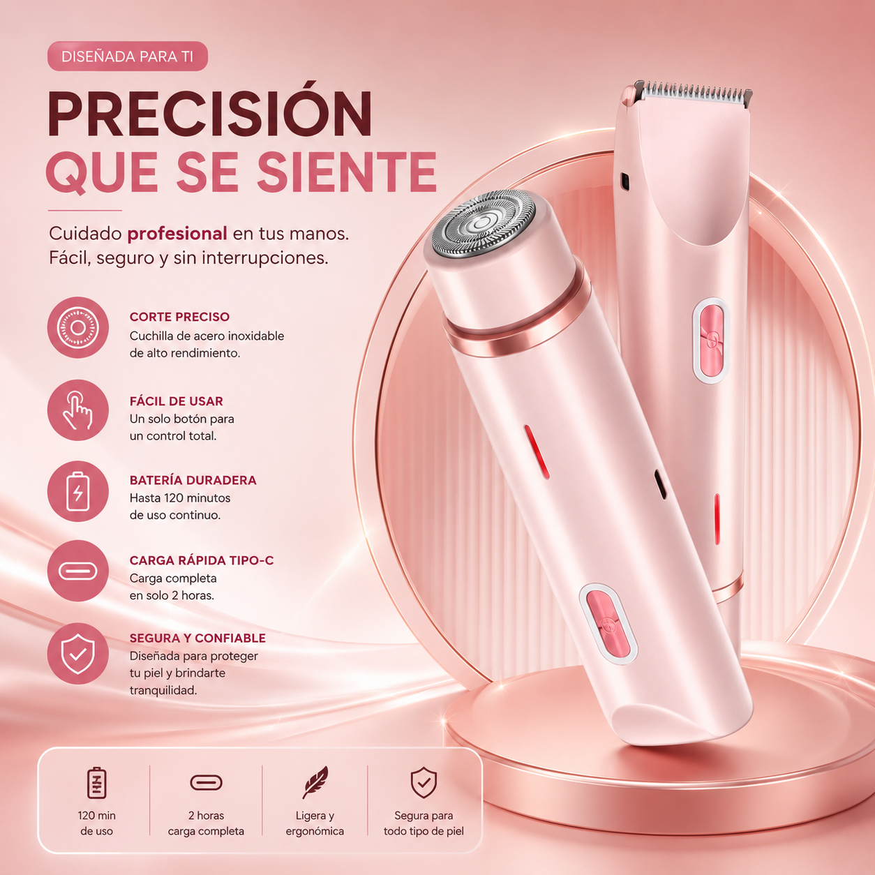 Rasuradora femenina FreshZone